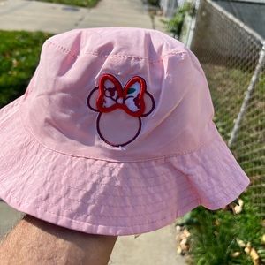 Toddler pink Minnie Mouse bucket hat